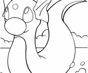 Coloriage Le Monstre du Lac