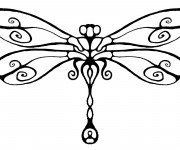 Coloriage et dessins gratuit Libellule 16 à imprimer