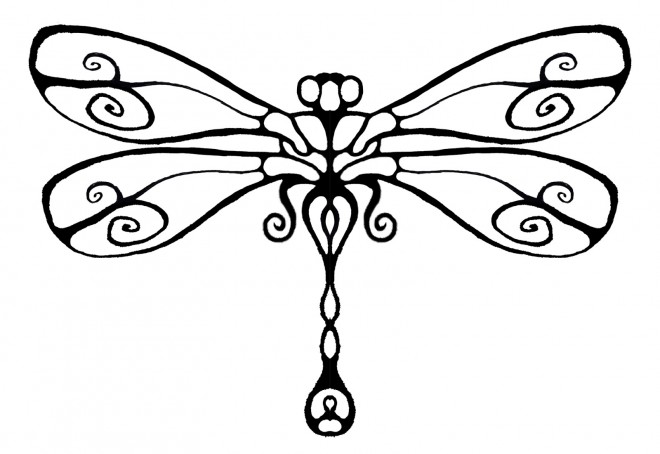 Coloriage Libellule 16 dessin gratuit à imprimer