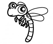 Coloriage Libellule 41