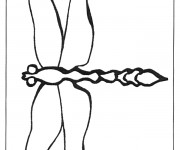 Coloriage Libellule 42