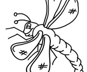 Coloriage Libellule 48