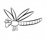 Coloriage Libellule 51