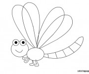 Coloriage Libellule 54