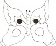 Coloriage Magnifique Papillon tach&eacute;