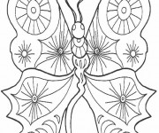 Coloriage Papillon Fantastique