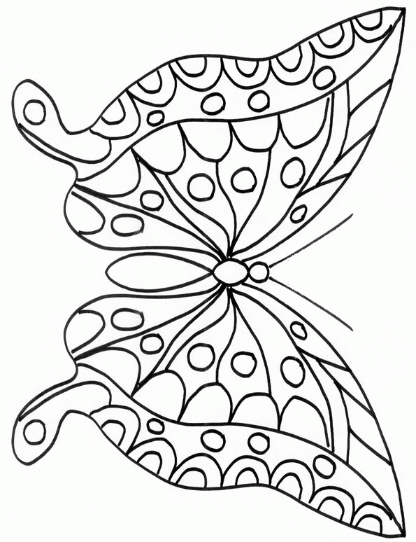 Coloriage et dessins gratuits Papillon formidable à imprimer