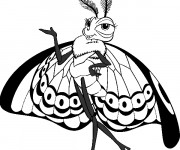 Coloriage et dessins gratuit Papillon Princesse à imprimer