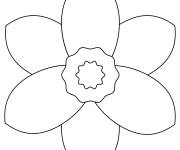 Coloriage et dessins gratuit Fleur de magnolia facile à imprimer