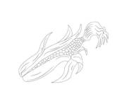 Coloriage et dessins gratuit Abstrait Ma&iuml;s à imprimer