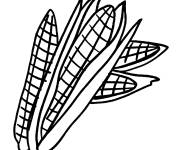 Coloriage Cors Ma&iuml;s