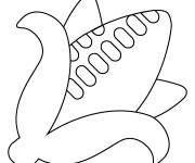 Coloriage et dessins gratuit &Eacute;pi de ma&iuml;s simple à imprimer