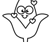Coloriage Ma&iuml;s  amoureux