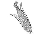 Coloriage et dessins gratuit Ma&iuml;s charmant facile à imprimer