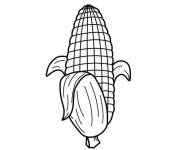 Coloriage et dessins gratuit Ma&iuml;s gratuit à imprimer