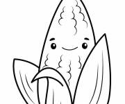Coloriage ma&iuml;s pour maternelle