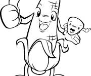Coloriage Maman Ma&iuml;s avec son b&eacute;b&eacute; de cartoon