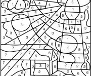 Coloriage Mer num&eacute;rot&eacute;