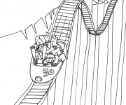 Coloriage Les enfants dans le Grand Huit