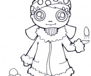 Coloriage Petite Grimpeuse