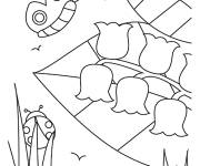 Coloriage Muguet 1er mai dans la nature