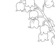 Coloriage Muguet &agrave; t&eacute;l&eacute;charger