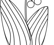Coloriage Muguet artistique
