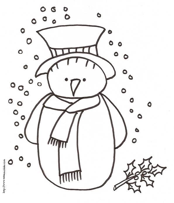 Coloriage Bonhomme De Neige Triste Dessin Gratuit à Imprimer