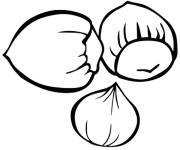 Coloriage et dessins gratuit Noisette facile et simple ps à imprimer