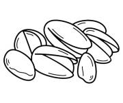 Coloriage et dessins gratuit Pistaches facile à imprimer