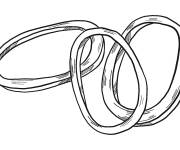 Coloriage Des petites rondelles d'oignon