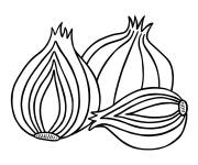 Coloriage Des tranches d'Oignons