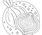 Coloriage Mandala Oignon