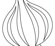 Coloriage et dessins gratuit Oignon &eacute;moji gratuit à imprimer