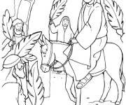 Coloriage Dimanche de palmier