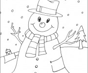 Coloriage La Neige Hiver