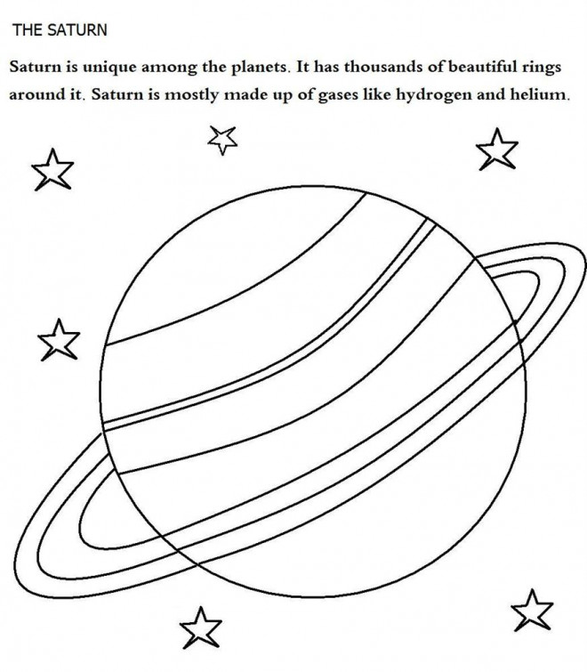 Coloriage et dessins gratuits Géante Saturn à imprimer