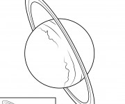 Coloriage Planète Uranus