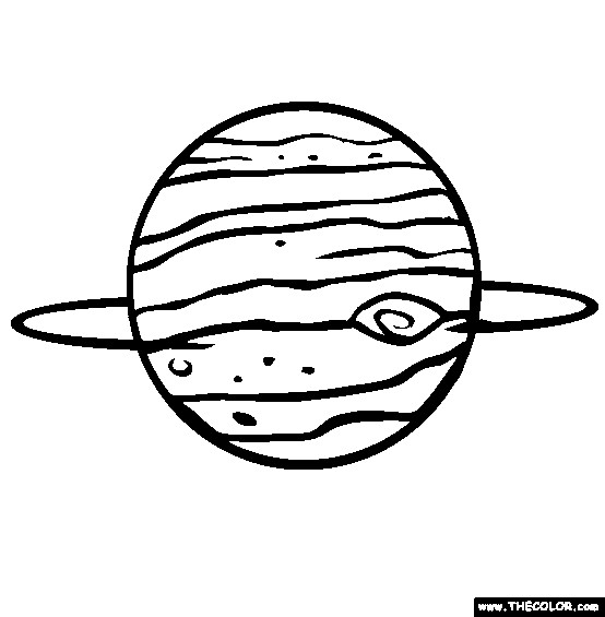 Coloriage et dessins gratuits Une petite Planète à imprimer