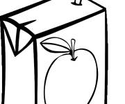 Coloriage Jus de pomme cp