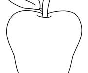 Coloriage Mod&egrave;le de pomme poire