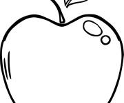 Coloriage Pomme claire