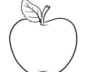Coloriage et dessins gratuit Pomme d'hiver à imprimer