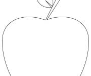 Coloriage Pomme en vrac