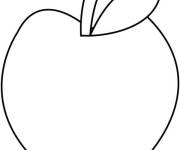 Coloriage Pomme fruit le plus aim&eacute;e