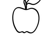Coloriage Pomme pour les amoureux des fruits