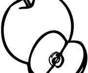 Coloriage Pomme savoureuse