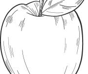 Coloriage Une pomme