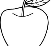 Coloriage Une pomme cp