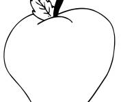 Coloriage Une pomme d&eacute;licieuse